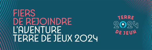 Terre de Jeux 2024 - Bandeau Fond bleu