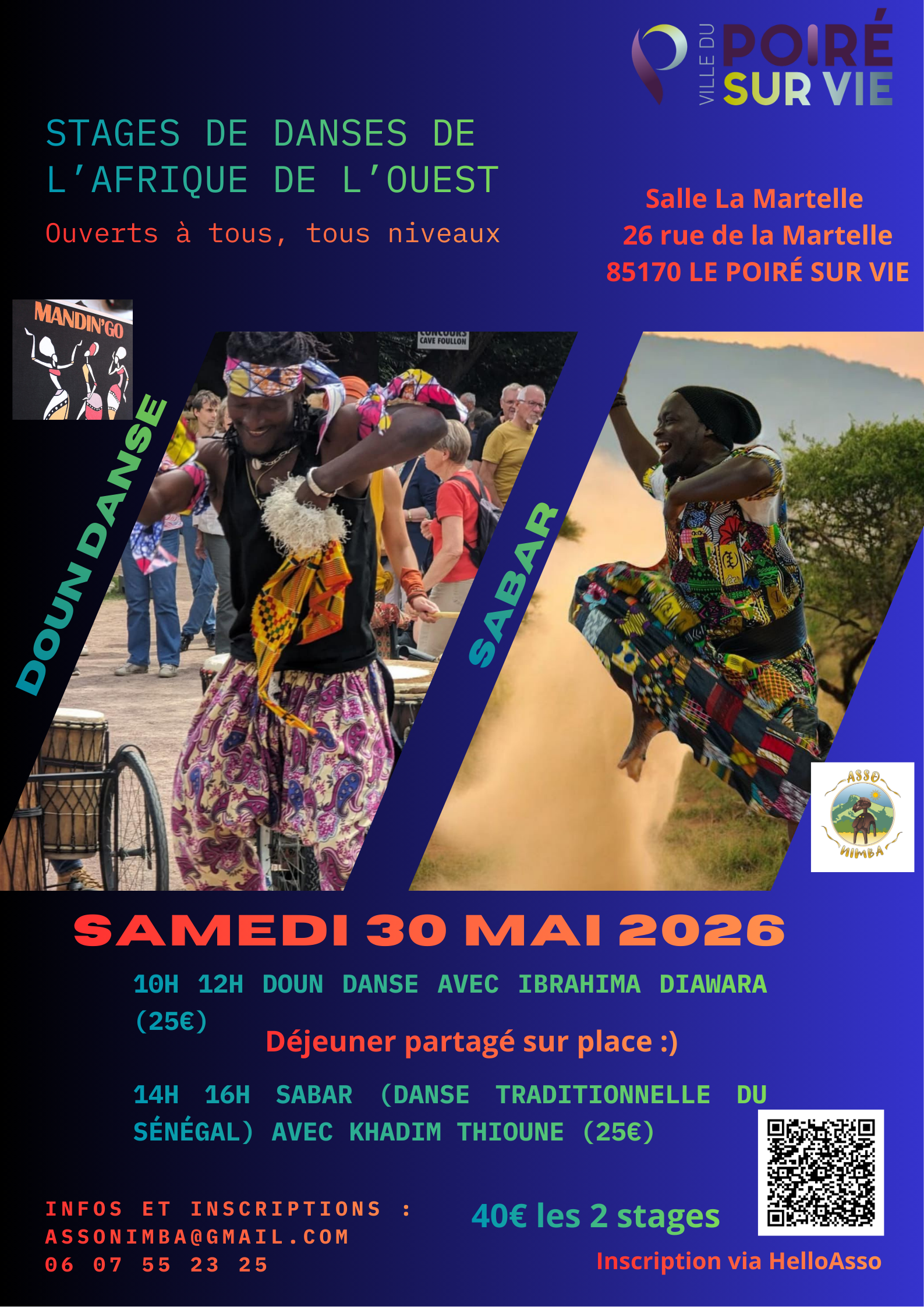 Affiche Festival musique electro Moderne photo bleu et rose