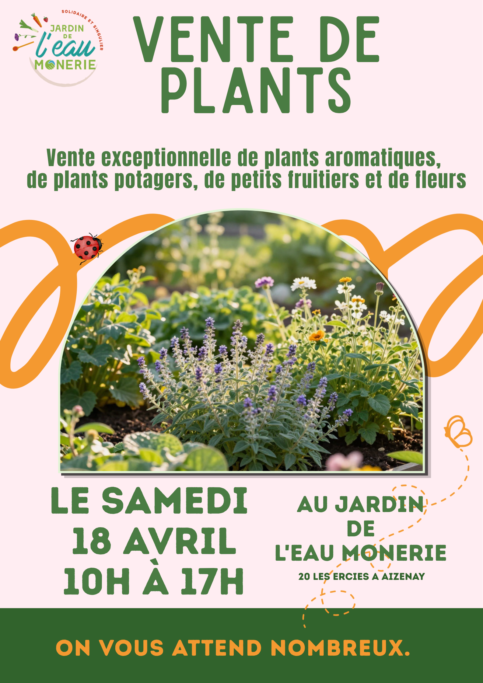 Affiche - Vente de plants
