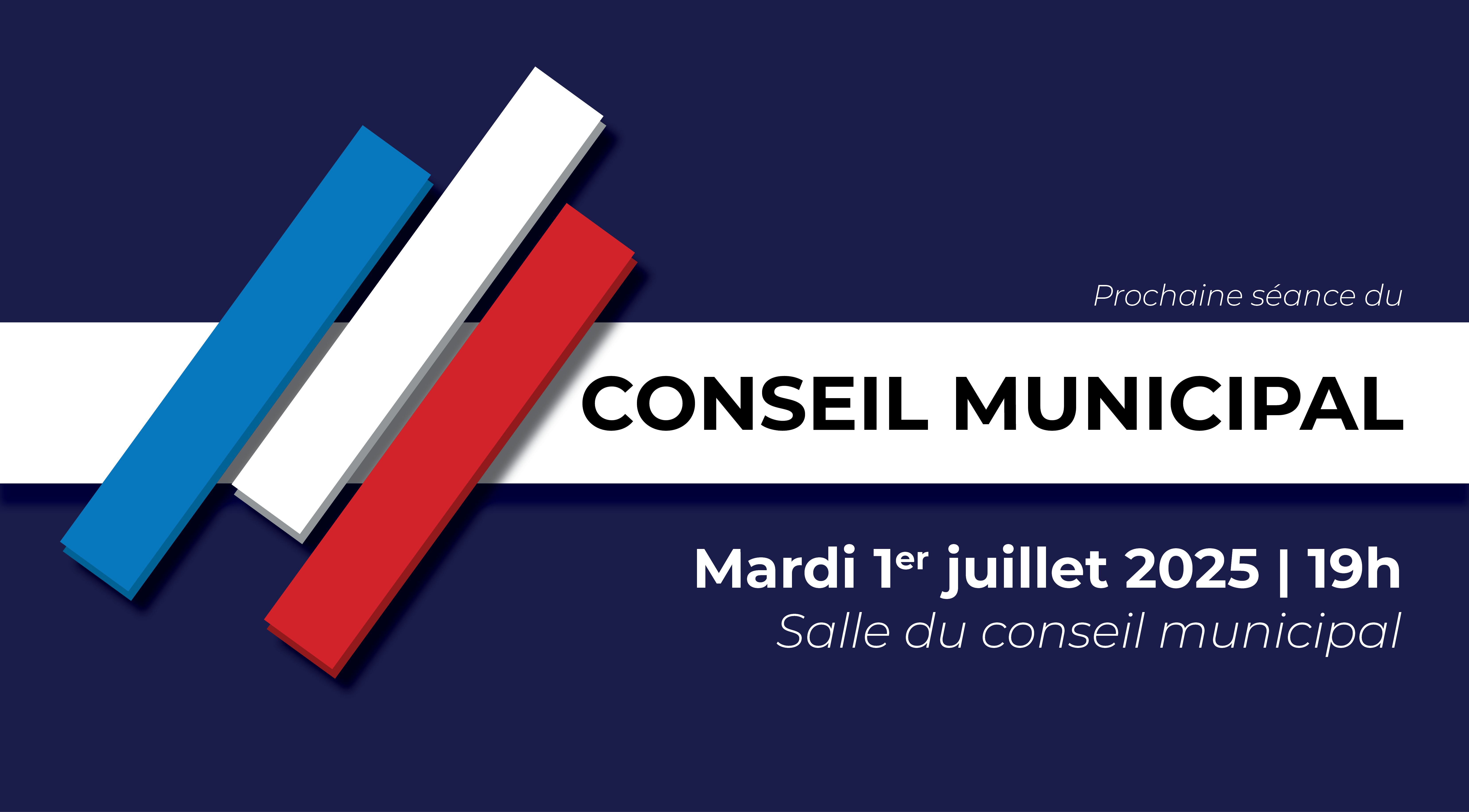 Annonce conseil municipal