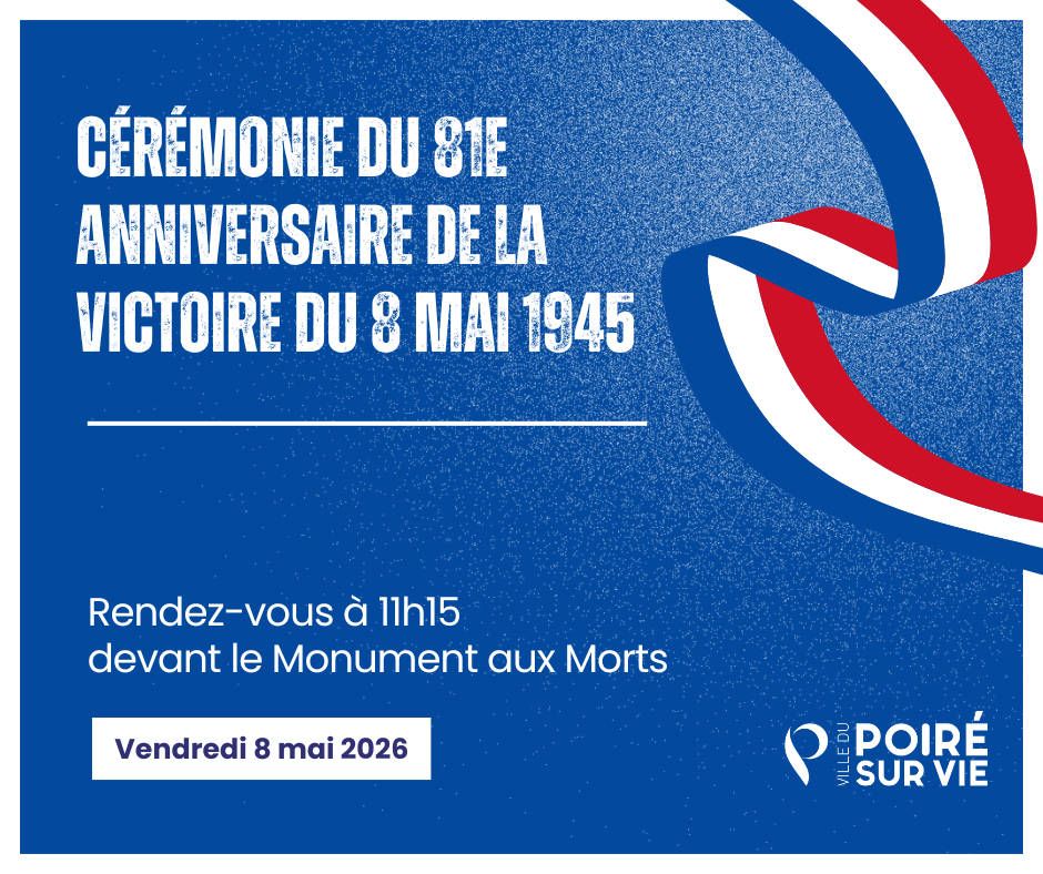 Post Facebook commémorations 8 mai minimaliste bleu