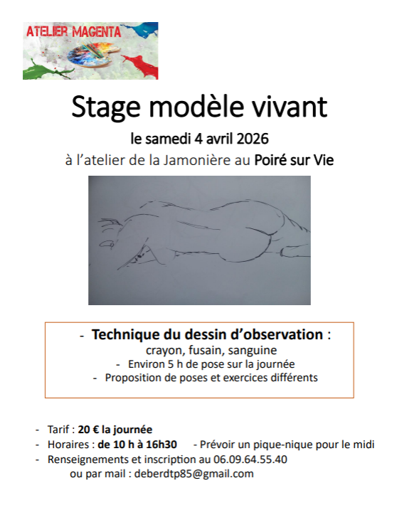 stage modele vivant