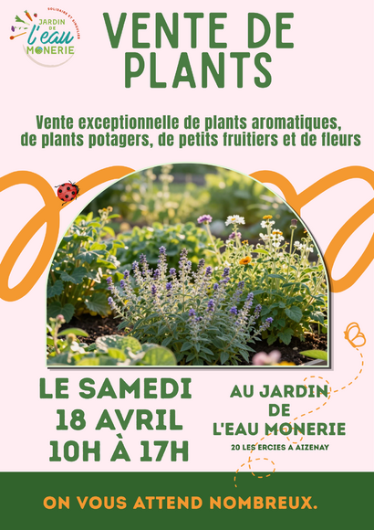 Affiche - Vente de plants