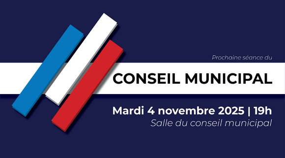 Annonce conseil municipal 04-11-2025