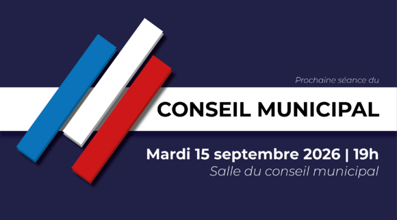 Annonce conseil municipal 15-09