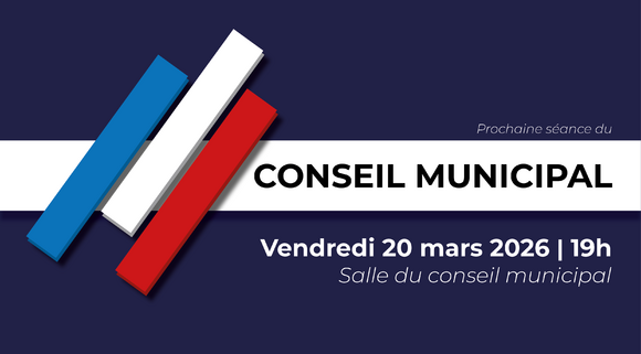 Annonce conseil municipal 20-03-2026