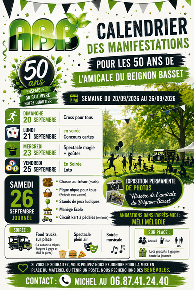 Les 50 ans de l'Amicale du Beignon-Basset