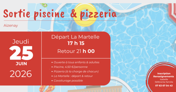 Piscine et pizzeria