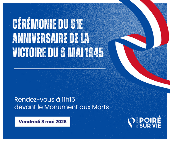 Post Facebook commémorations 8 mai minimaliste bleu