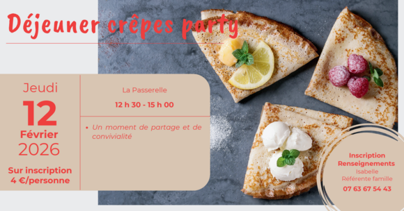 Solidavie - crepes le jeudi 12 fev