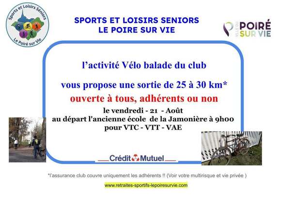 sortie vélo 21-08